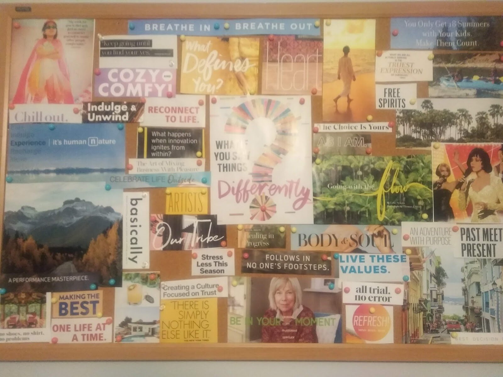 Vision boards DO work! Five examples of vision boards that came