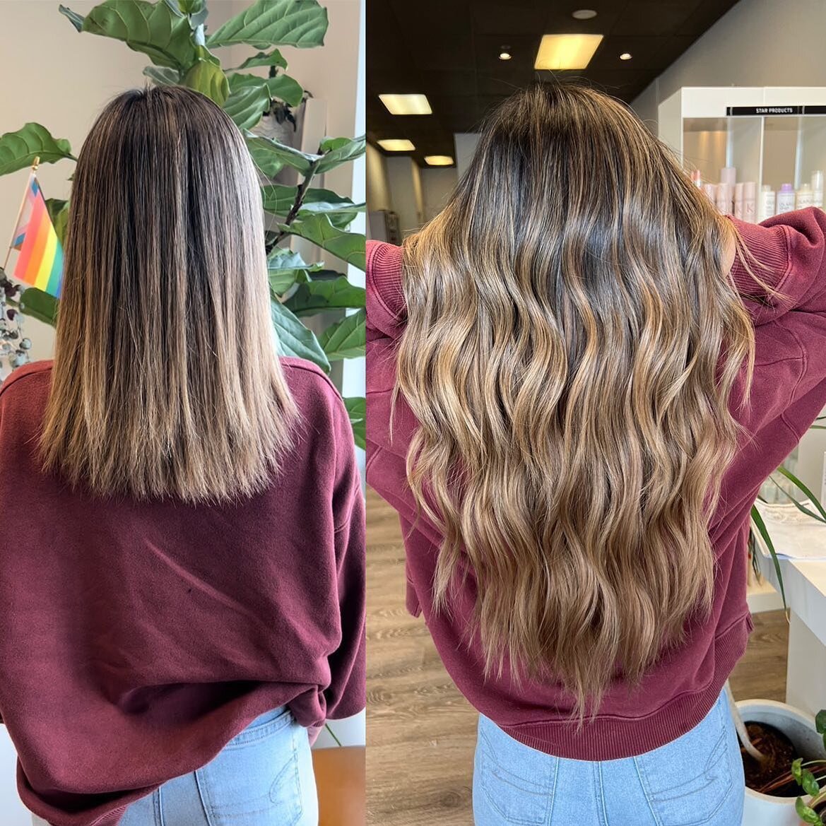 Extensions by @hairby_chaipenn 2 rows of 22inches, and toned for perfect color blend! 
.
.
.
#Seattleextensions #seattlehair #seattlesalon #bellevuehair #bellevuehairextensions #bellevueextensions #bellevuehairstylist #sesttlehairstylist #rentonhaire