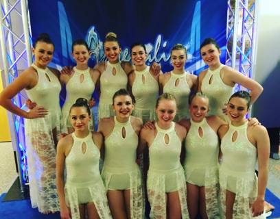 Sr. Elite Company poses after competing at Adrenaline Convention and Competition
