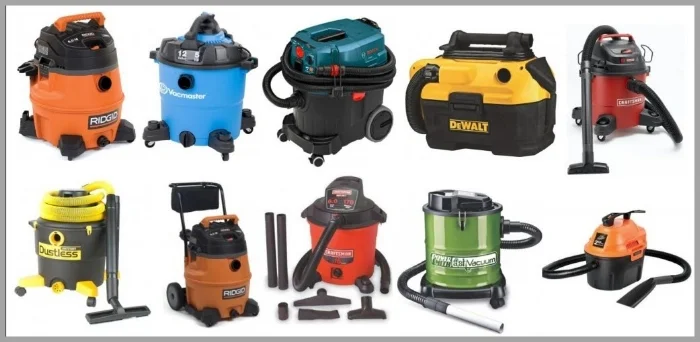 A strong wet-dry vacuum is a better choice than regular household vacuums