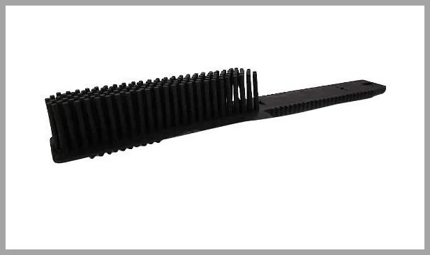 Use a pet hair brush to remove pet hair from the interior of your car