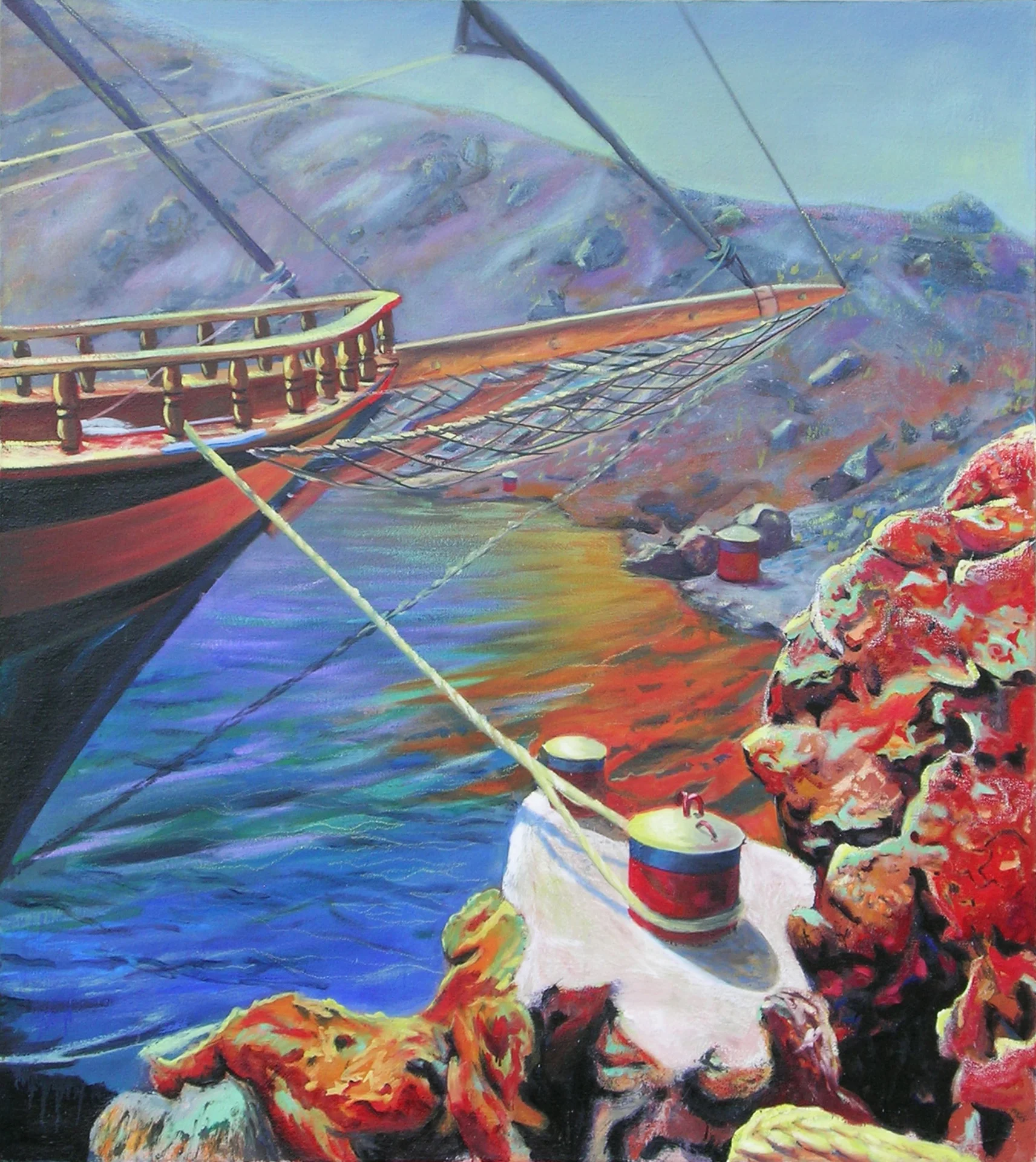 Santorini 68"x59"