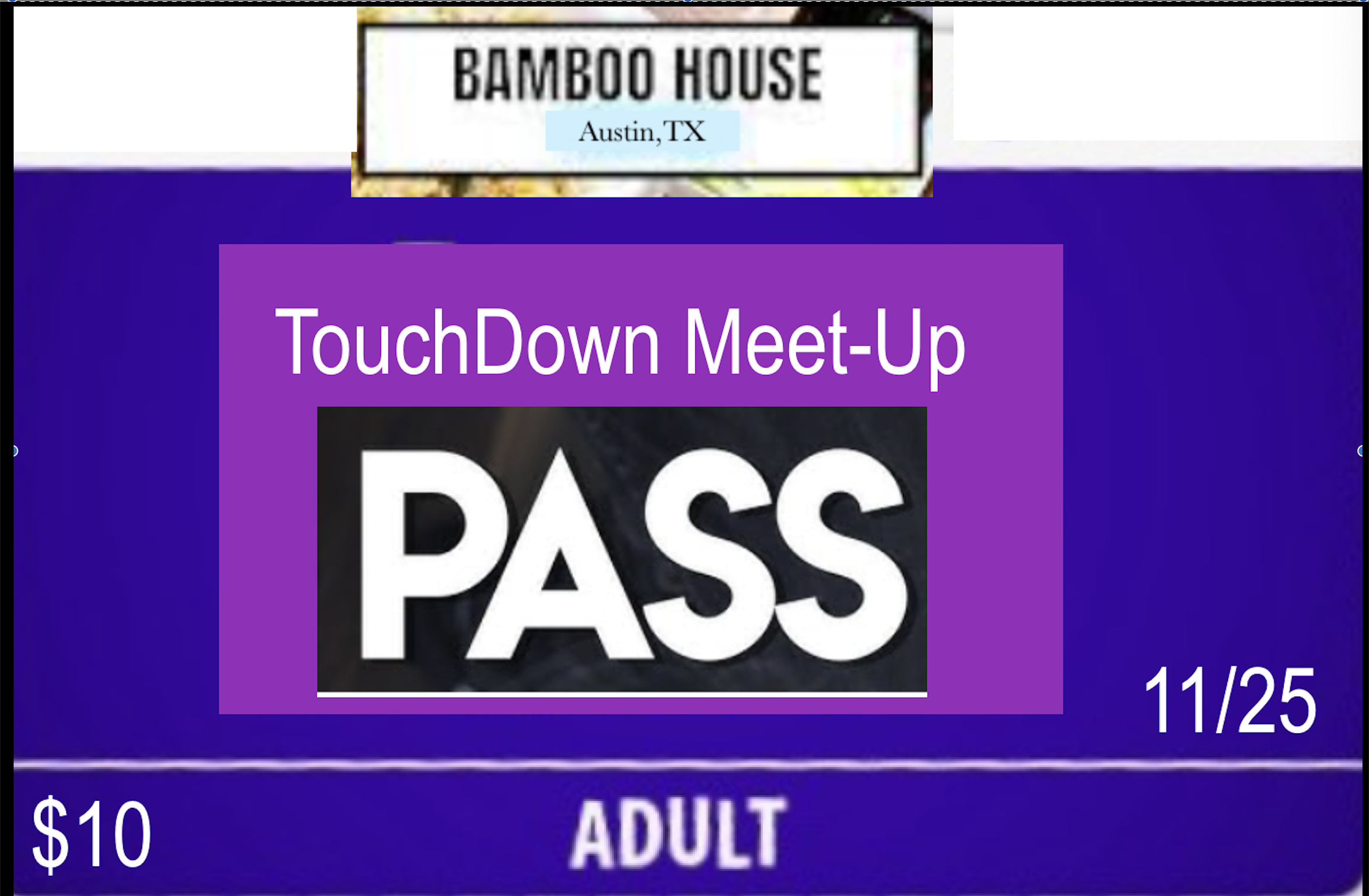 Touchdown Meet-up & On Delivery Platform