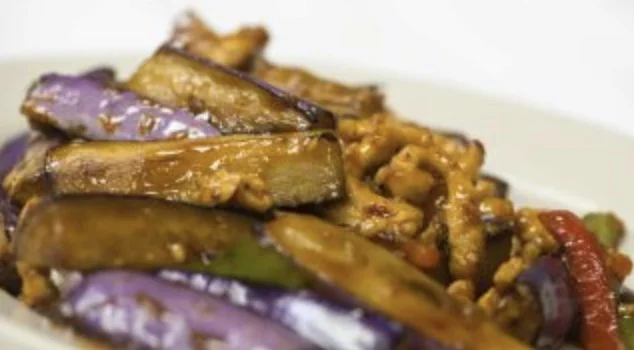 Chinese Eggplant in Garlic Sauce with little Pork