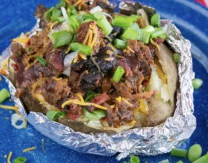 Super Stuffed Potato -  Chopped Brisket 