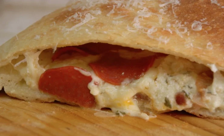 Pepperoni and Cheese Calzone