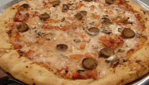 Large 16'' Cheese Pizza with Sausage 