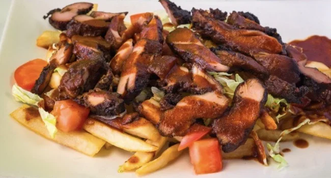 Laylahs Jerk Chicken Fries