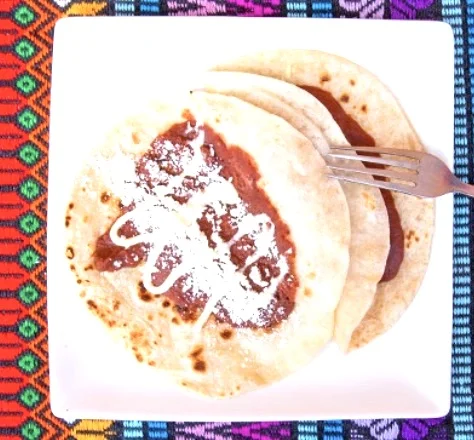 Baleada with Beef