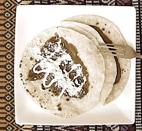 Baleada with Avocado