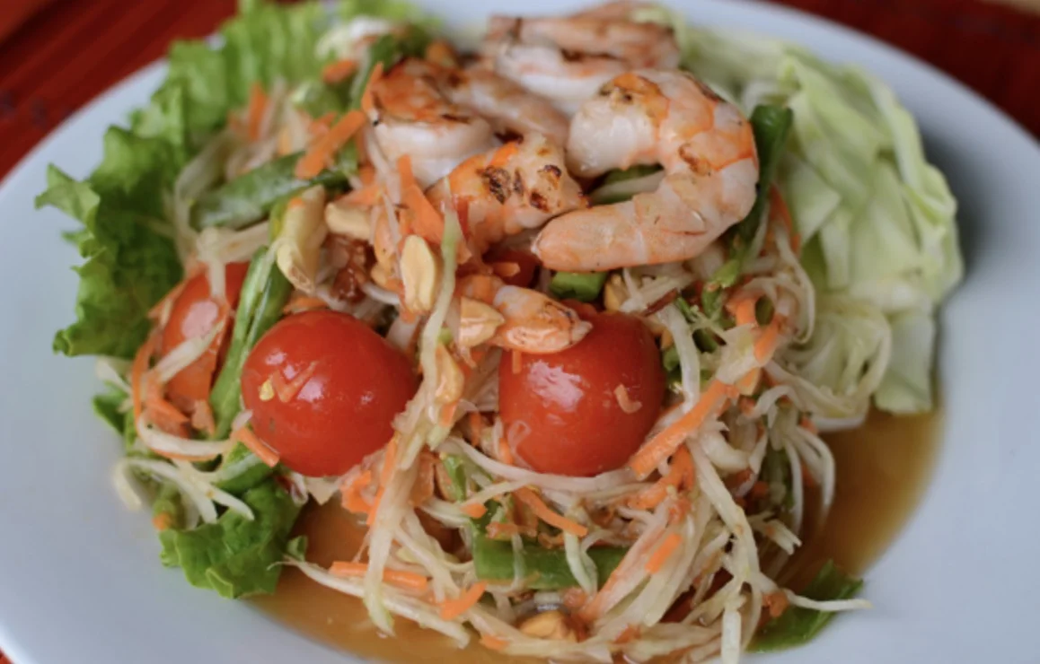 Shrimp Papaya Salad