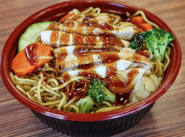 Chicken Yaki Soba Bowl