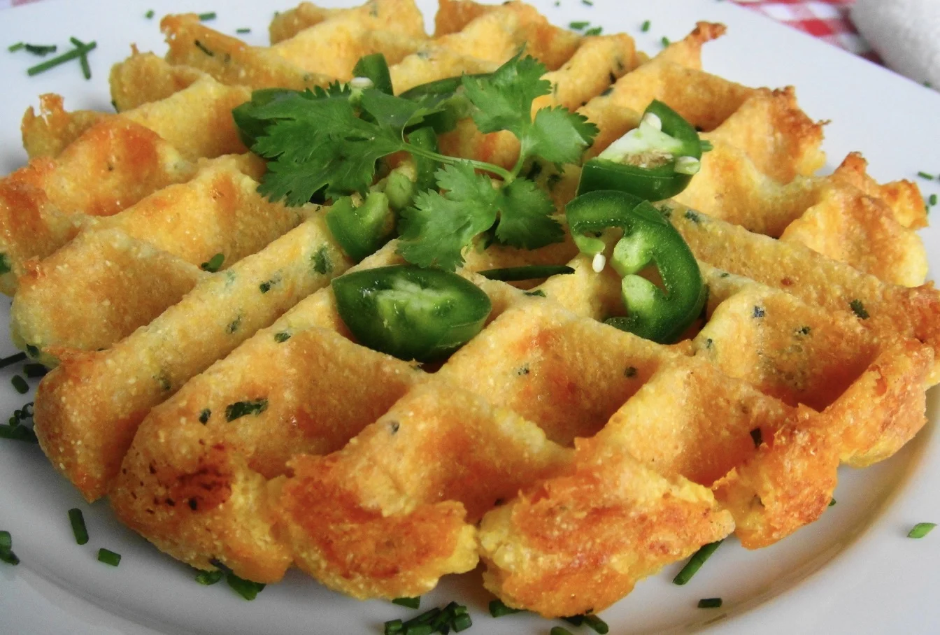 Jalapeño Cornbread Waffle