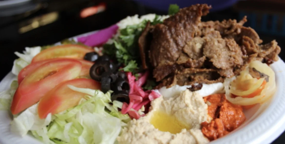 Lamb and Beef Shawarma Plate