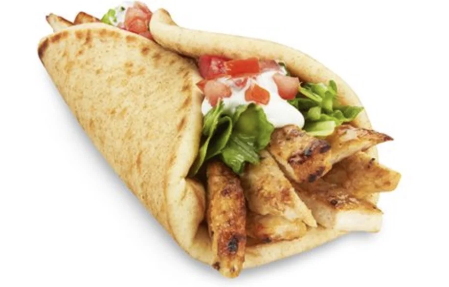 Chicken Kabob Pita Wrap