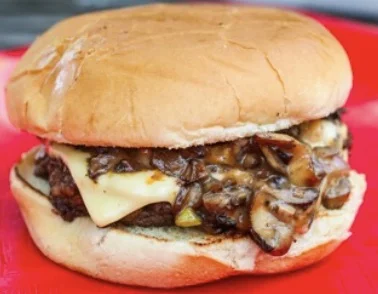 Mushroom Swiss Burger