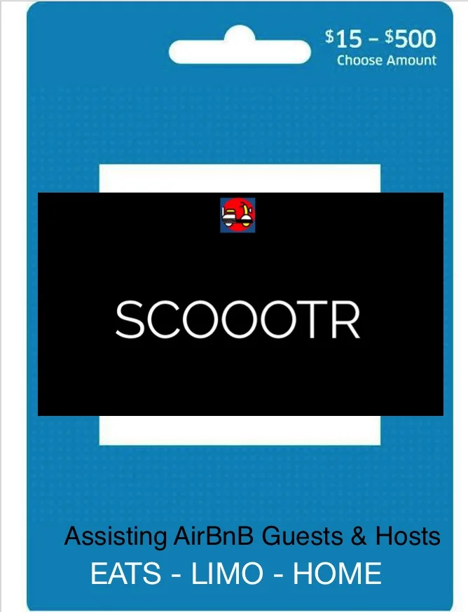 SCOOOTR Gift Card