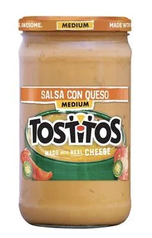 Tostitos Medium Salsa Con Queso 23 oz 