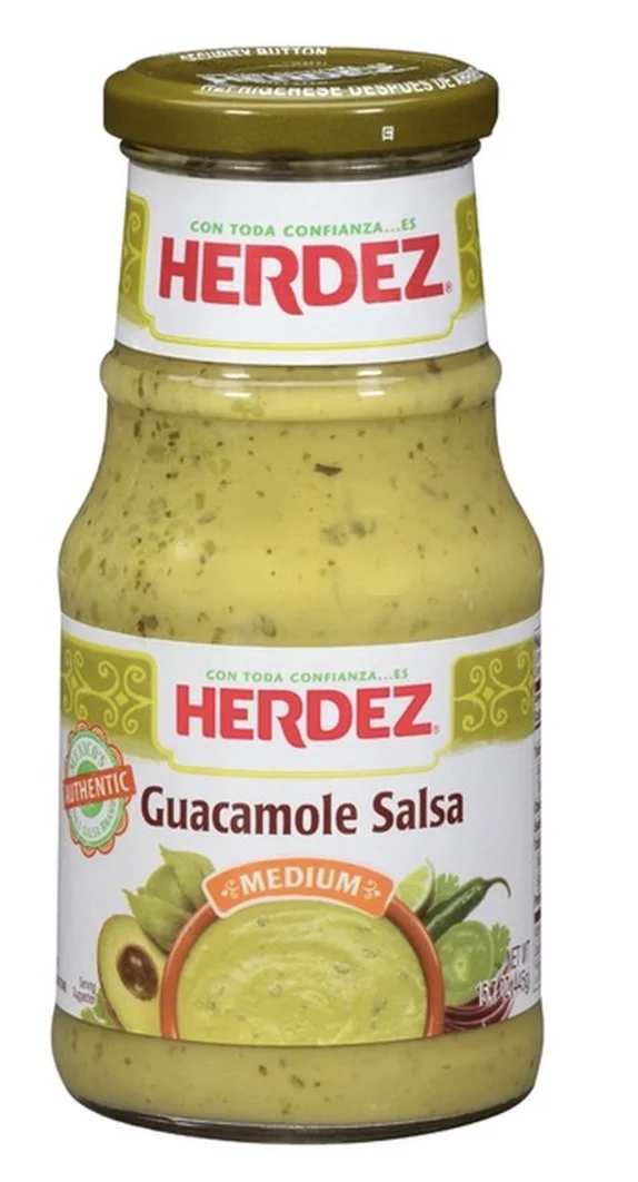 Herdez Medium Guacamole Salsa 15.7 oz 