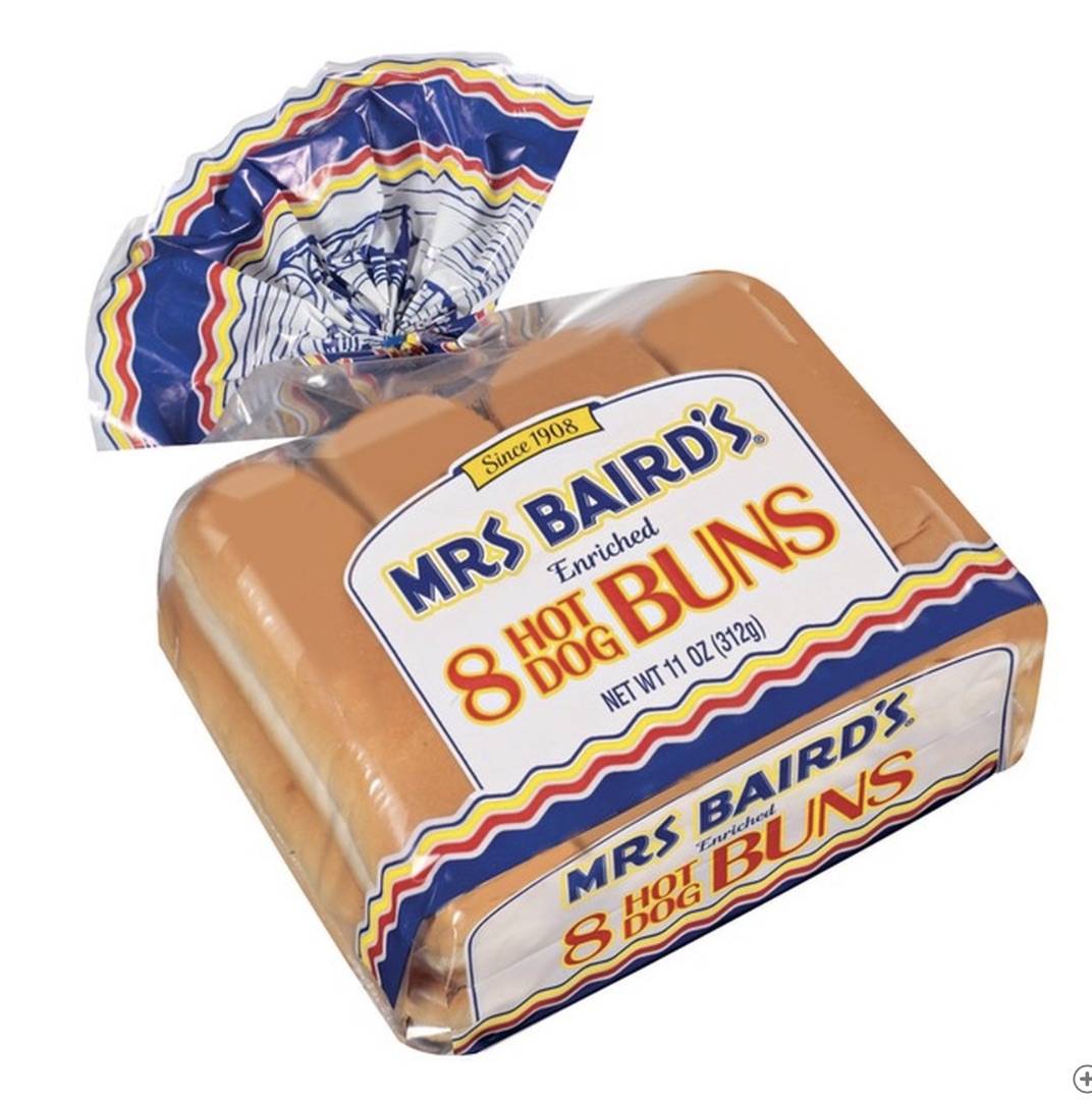 Mrs Bairds Coney Buns 8 Ct 11 Oz 11 oz 