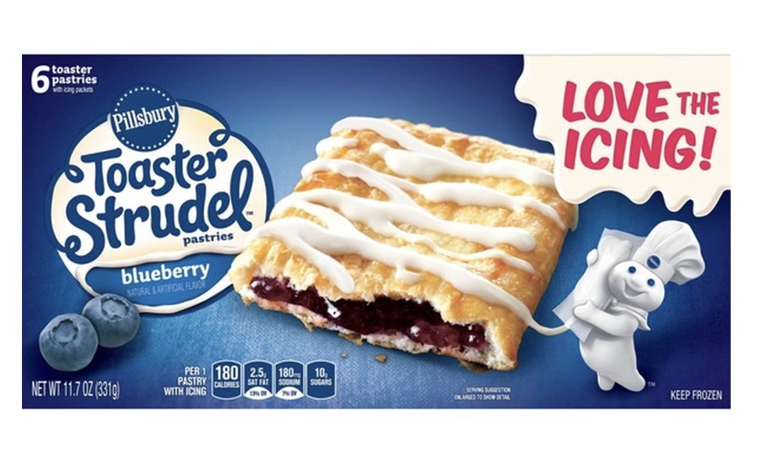 Pillsbury Toaster Strudel Blueberry Toaster Pastries 11.7 oz 