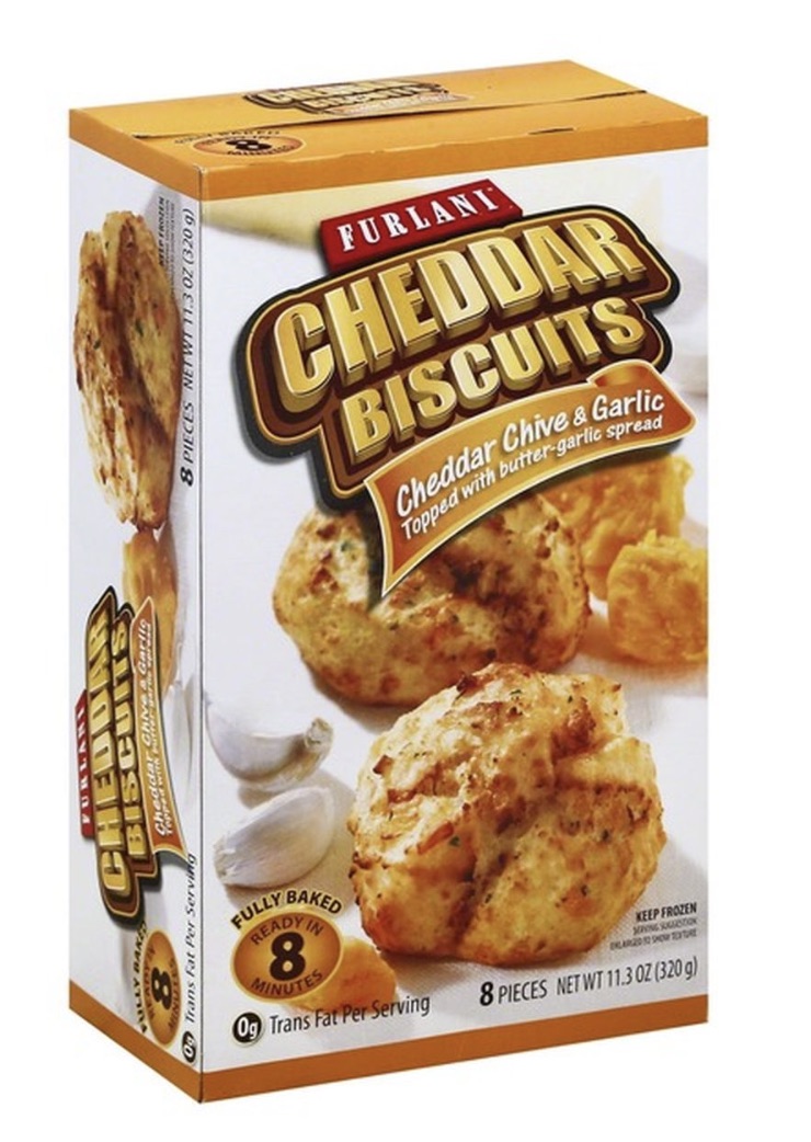 Furlani Chive & Garlic Cheddar Biscuits 8 ct 