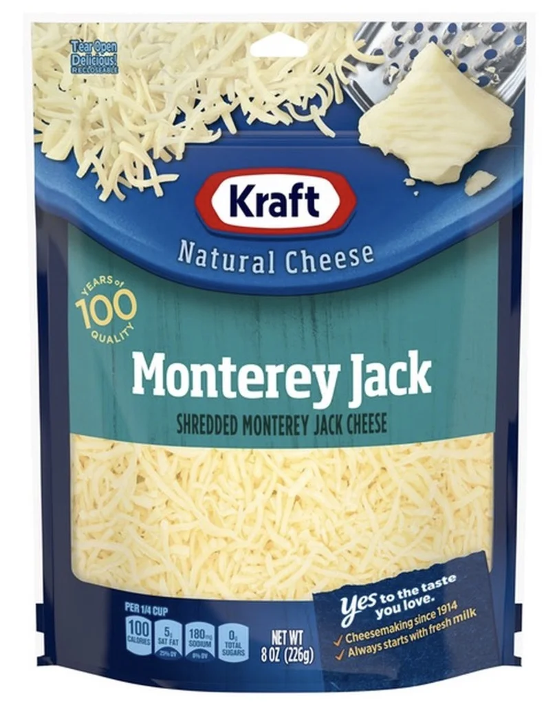 Kraft Shredded Monterey Jack Cheese 8 oz