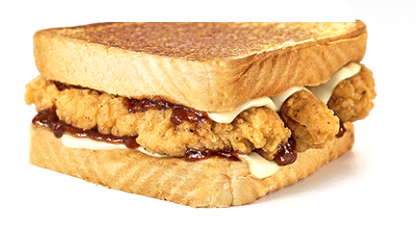 Honey BBQ Chicken Strip Sandwich