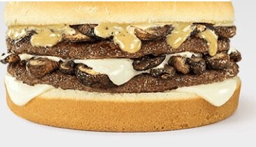 Mushroom Swiss Burger