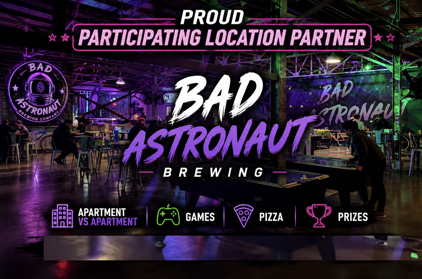 Bad Astronaut Host Friday &amp; Saturday  (Copy) (Copy)