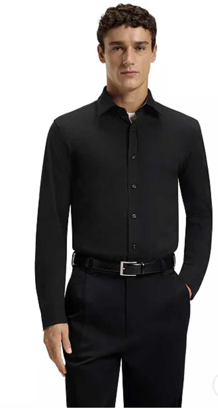 BOSS by Hugo Boss Men's Stretch Cotton Slim-Fit Dress Shirt