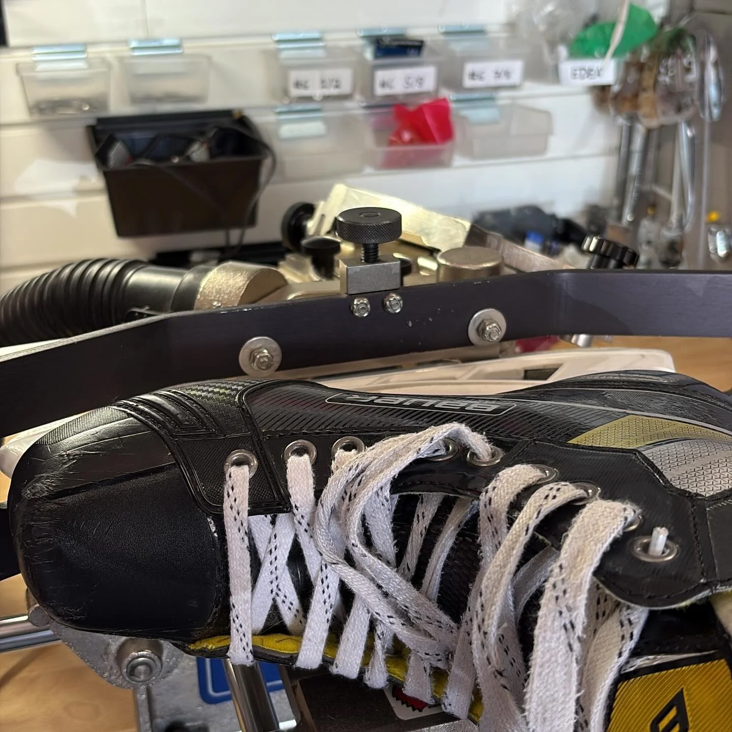 *🏒 Every now and then, a pair of hockey skates finds its way to my table! 🏒**

With so many cheap sharpening options out there, I don&rsquo;t see hockey skates often. But this skater found me after another shop had messed up their blades so badly t
