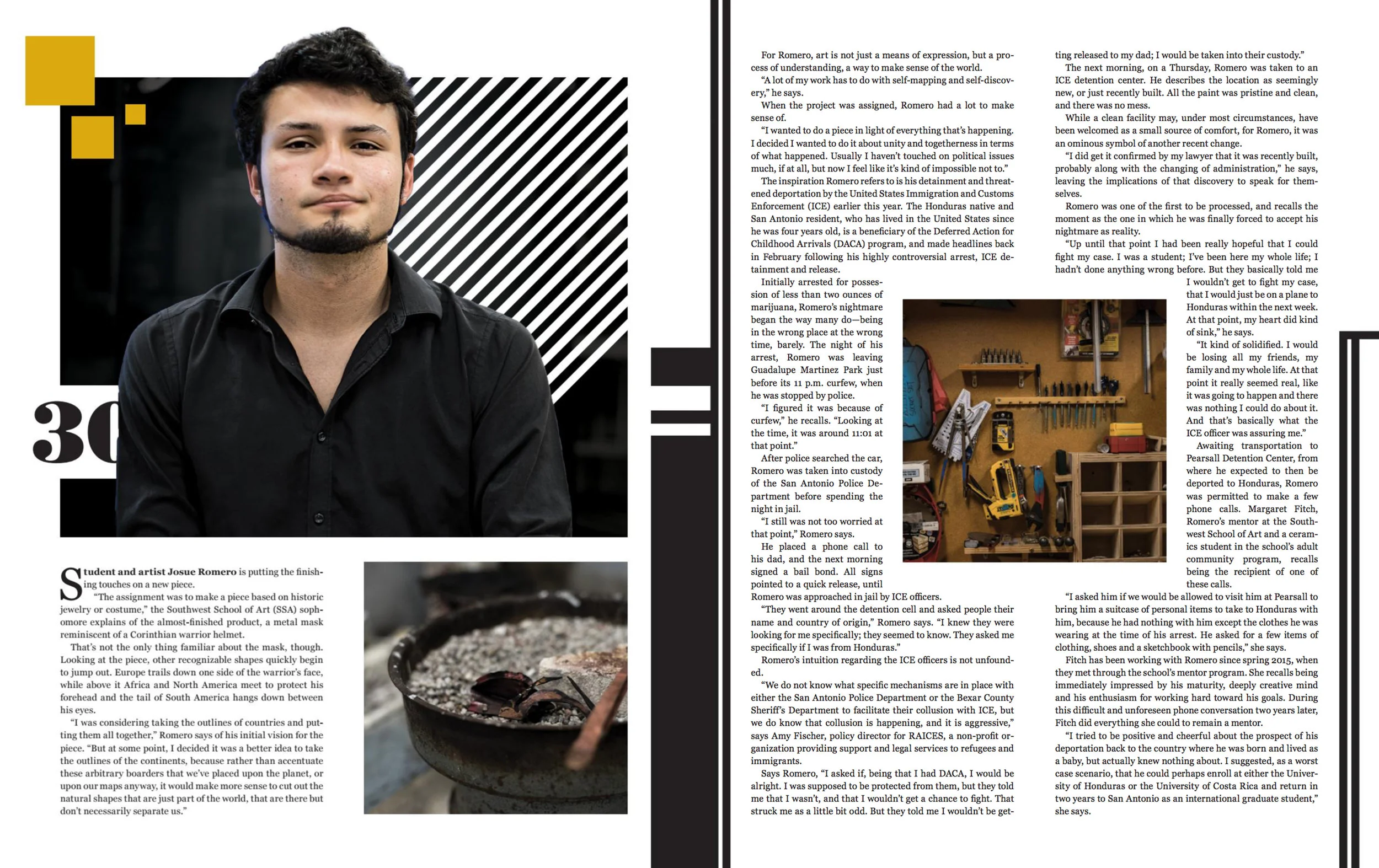Josue Romero, May 17' Study Breaks issue