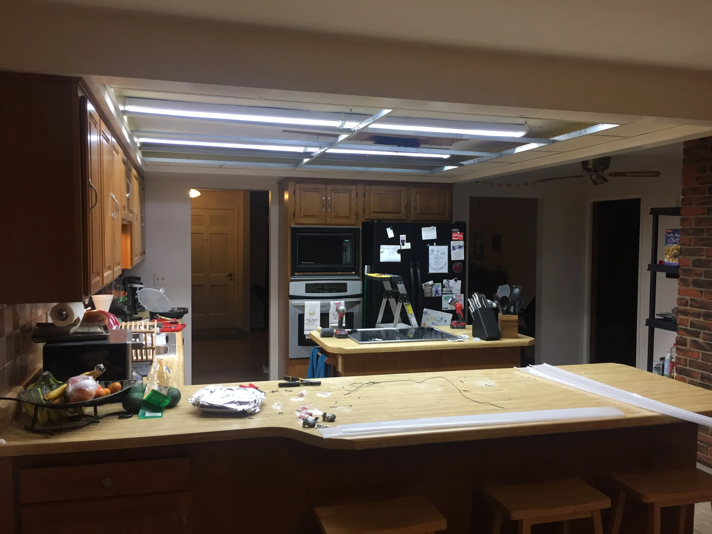 LED ballast installation 