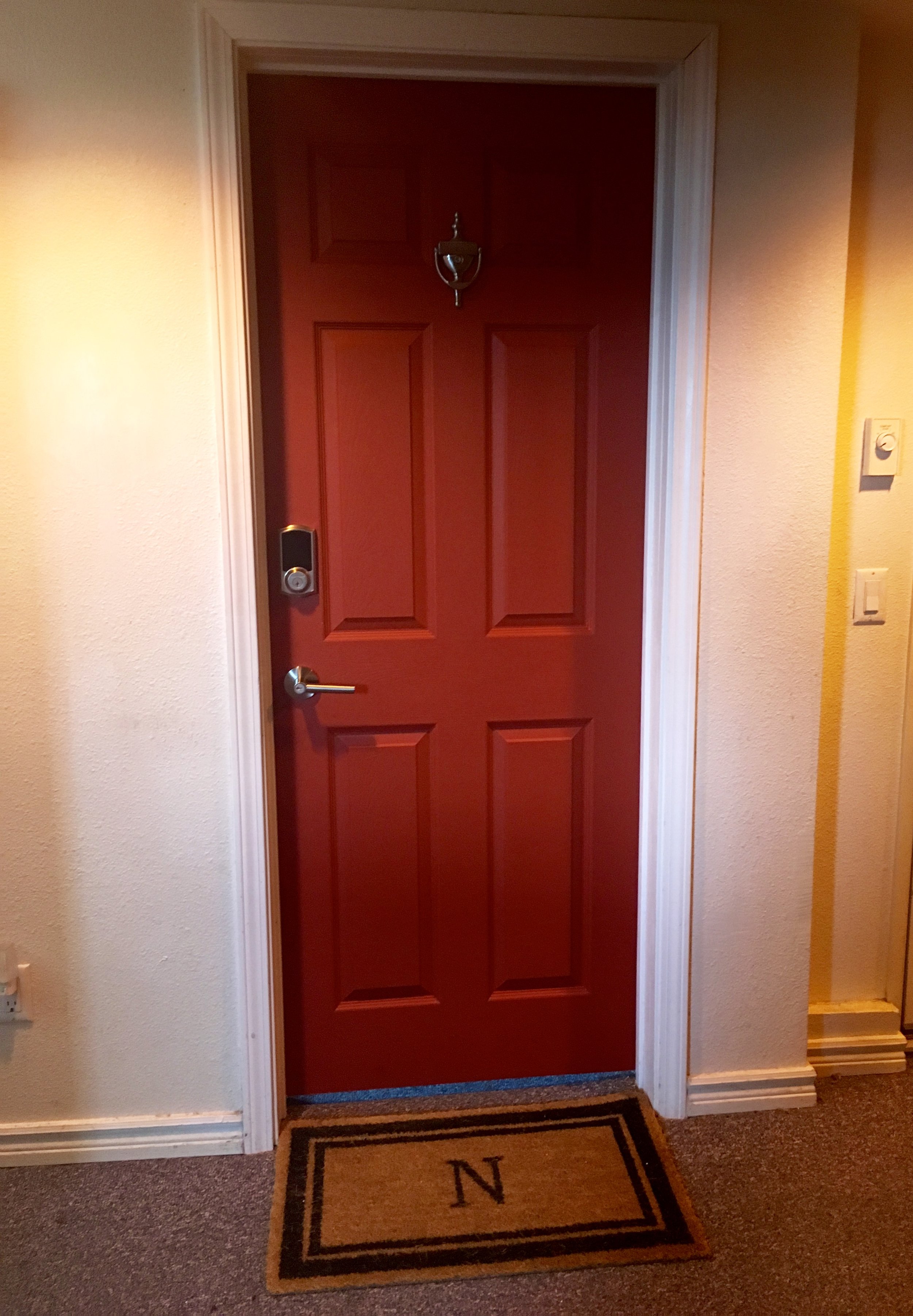 Interior door installation
