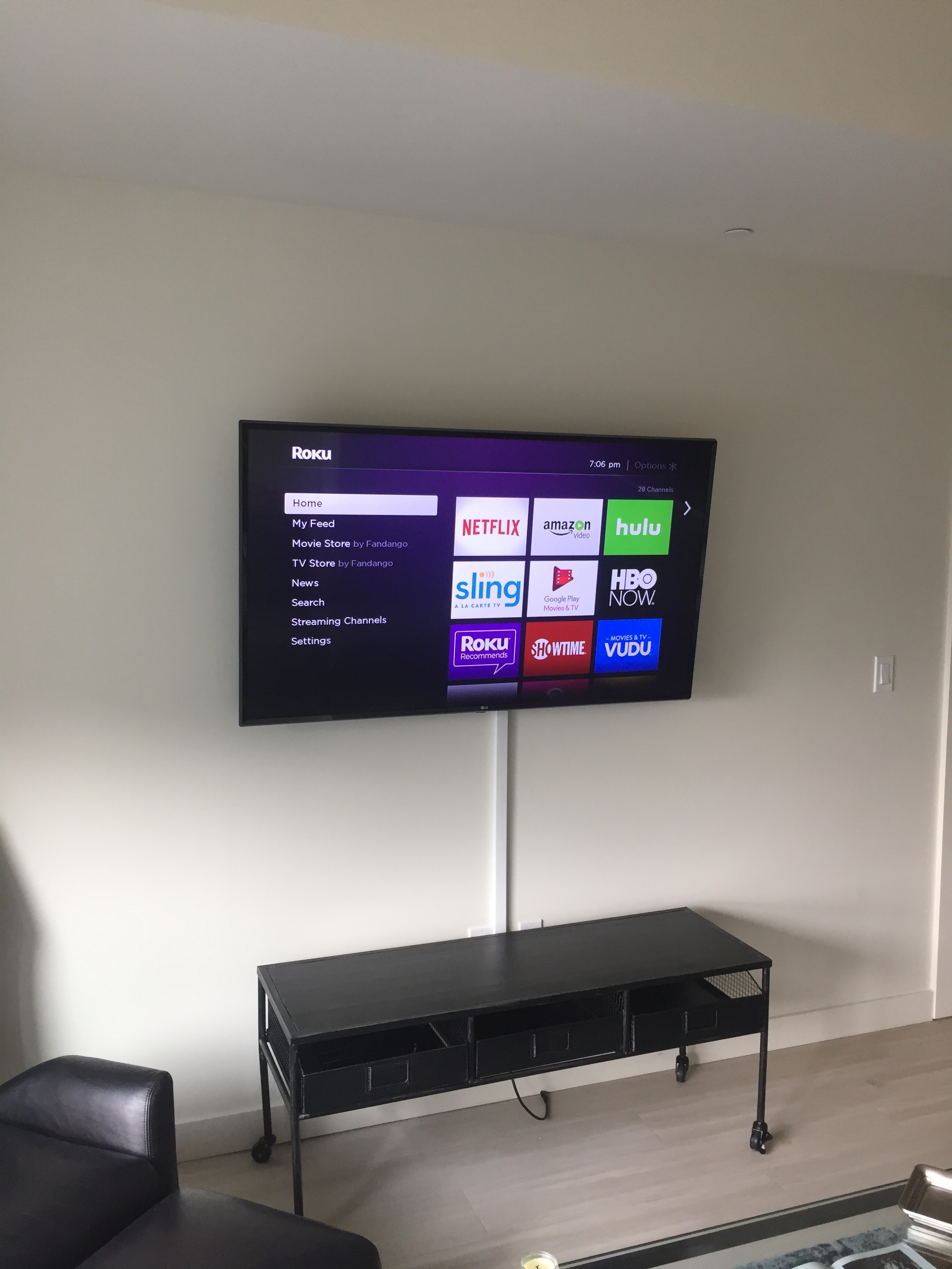 TV mounting 