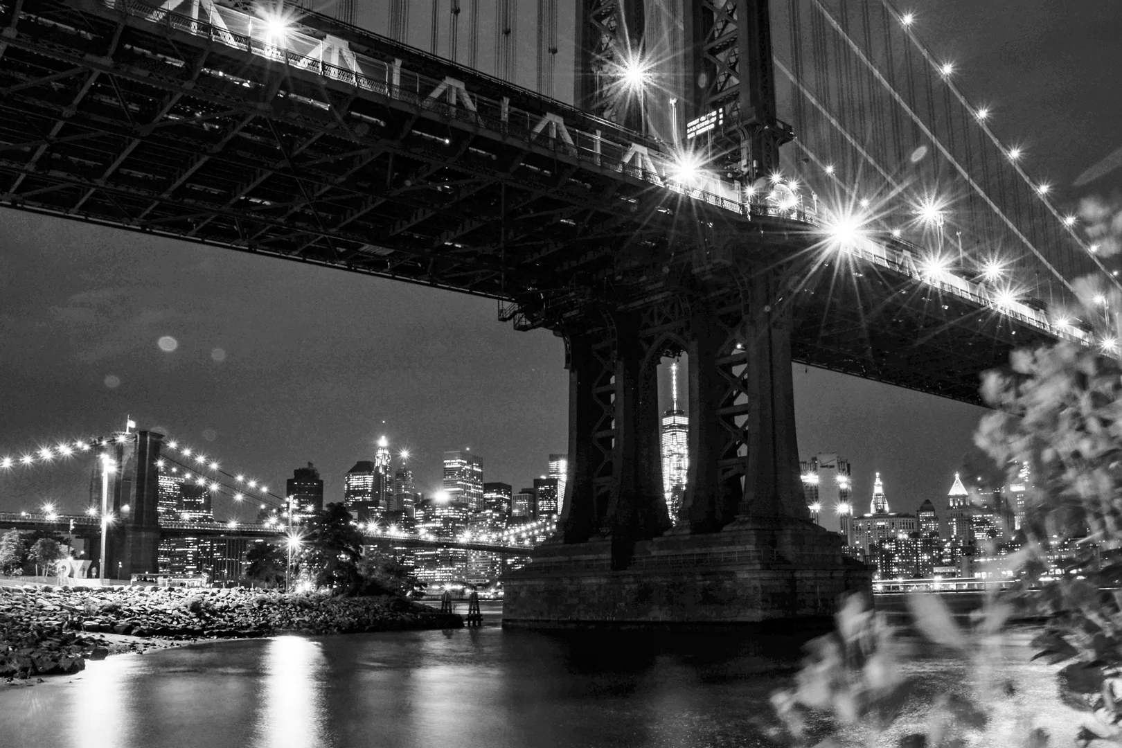 Manhattan Bridge, Brooklyn, NY.