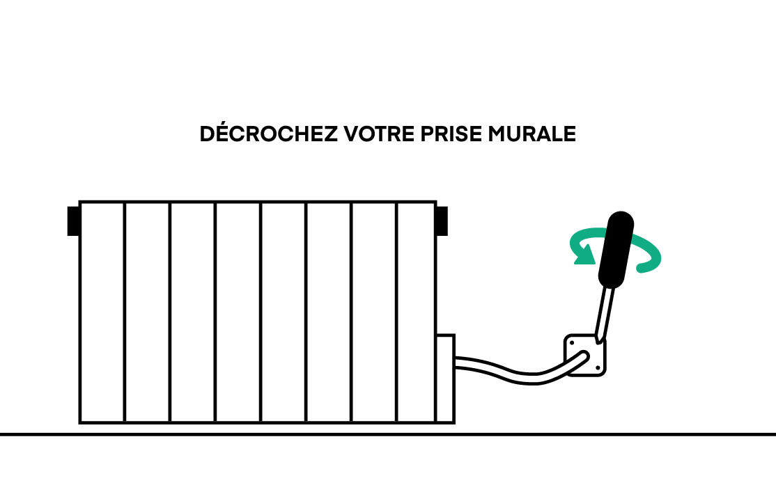 etape2-décrocher-prise-murale