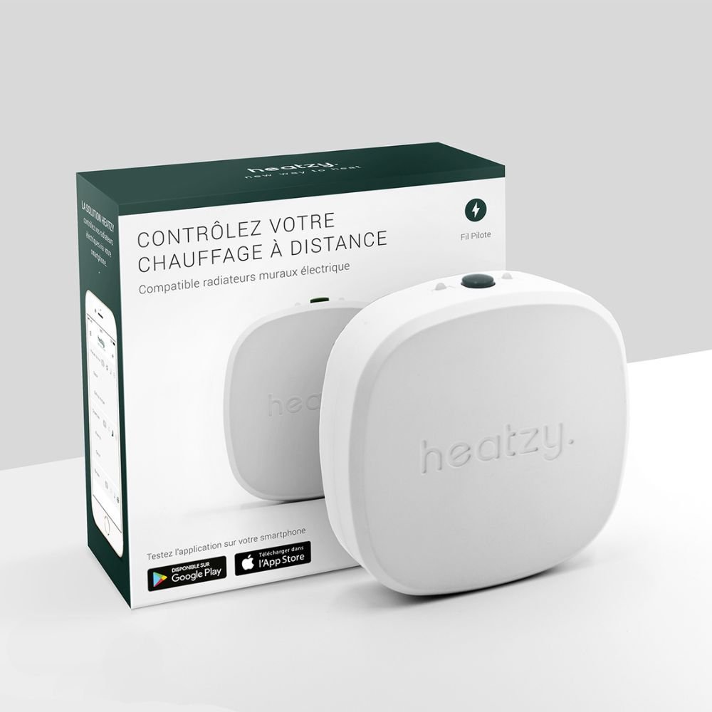 HEATZY- Radiateur électrique connecté Wi-Fi cœur de chauffe en céramique  HEATZY GLOW 1500w