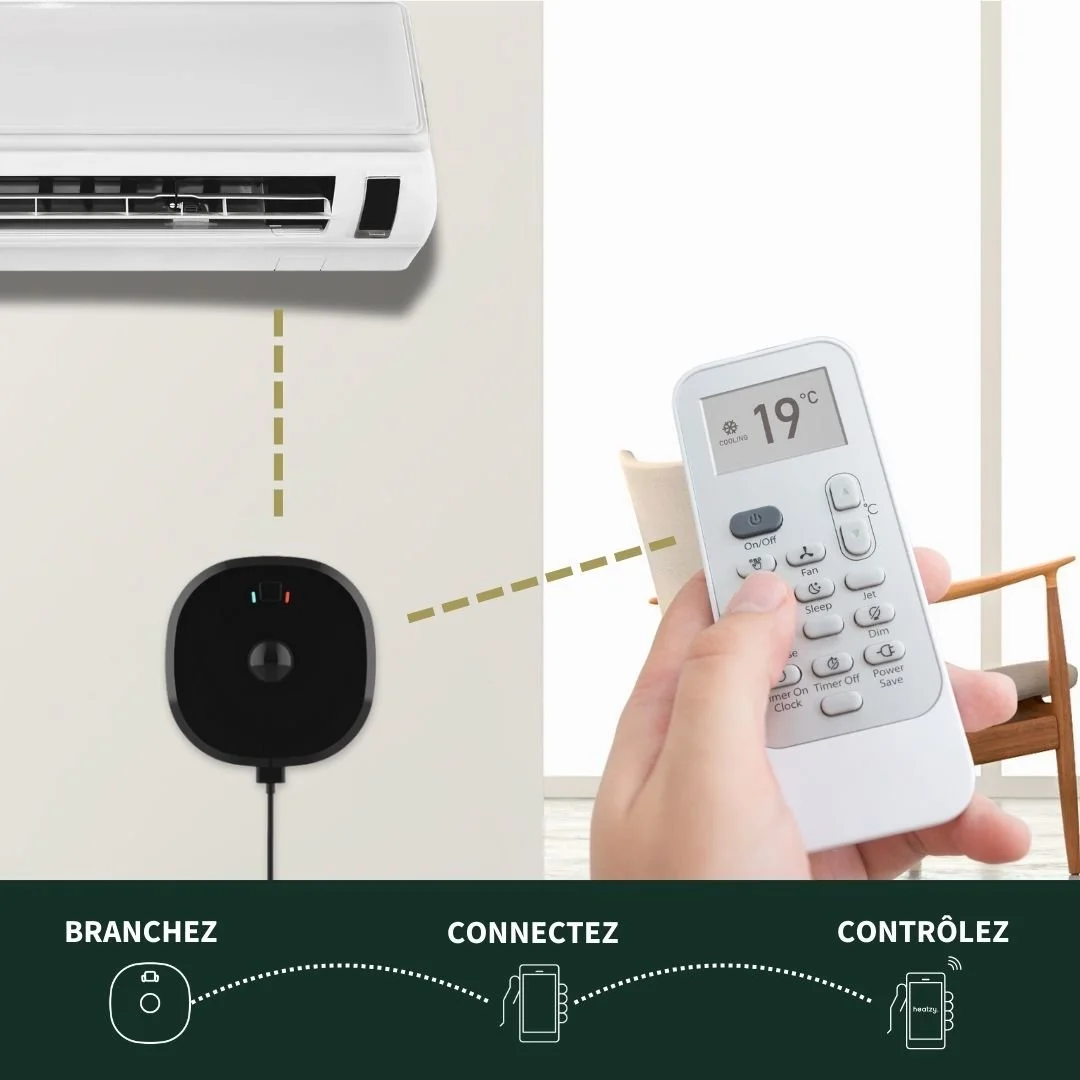 Thermostat Connecté et Intelligent Filaire - Heatzy - Programmateur