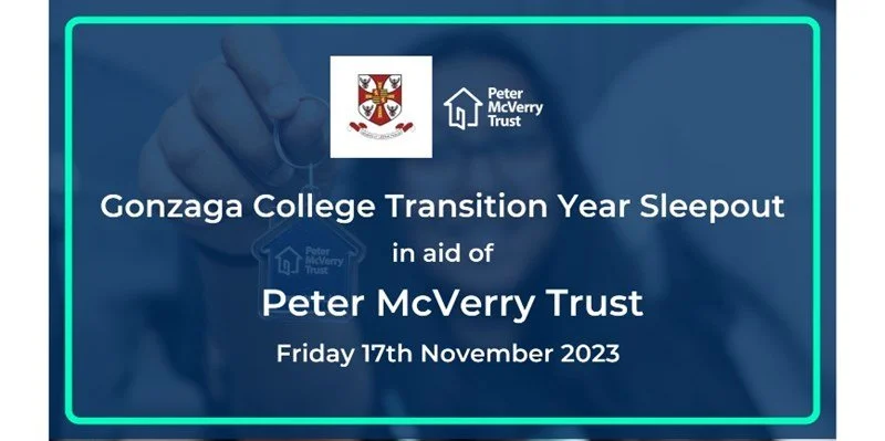 Gonzaga College's TY Sleep Out for The Peter McVerry Trust 2023
