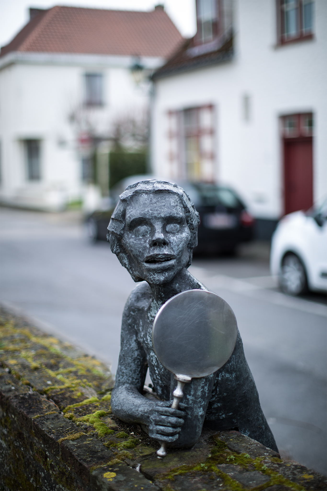 Statue, Damme, Belgium, March 2017