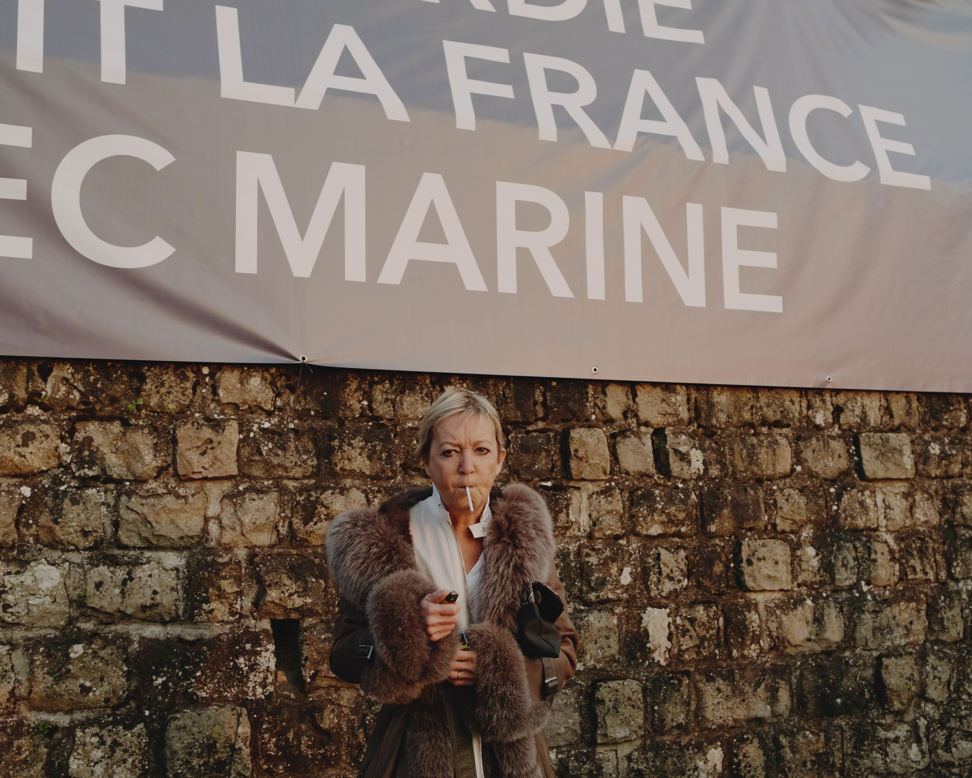  Dernier meeting de Marine Le Pen avant le second tour, Ennemain, 4 mai. 
