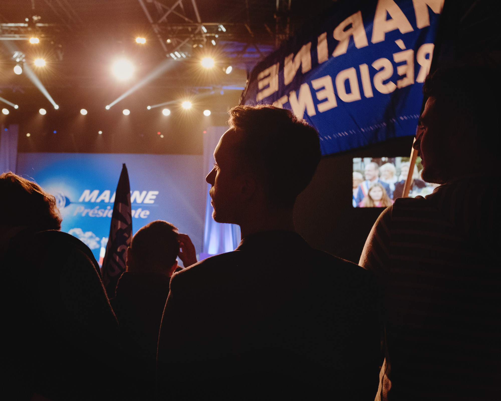  Meeting de Marine Le Pen avant le premier tour, Zénith de Paris, 17 avril. 