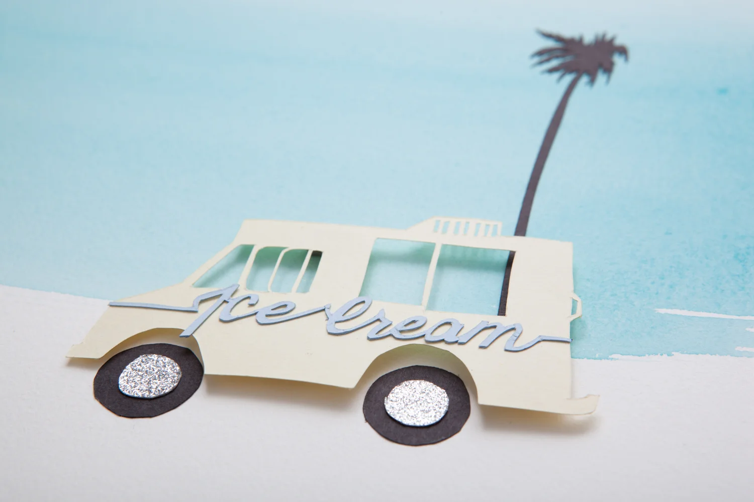 L.A. Ice cream truck in detail