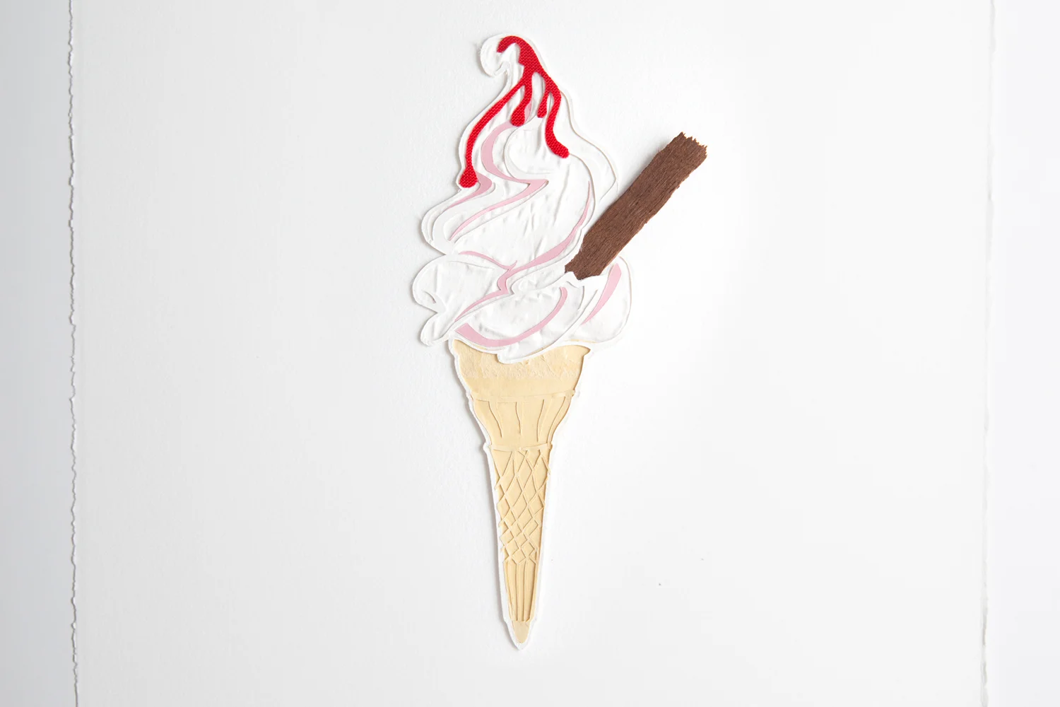 Retro soft serve ice cream
