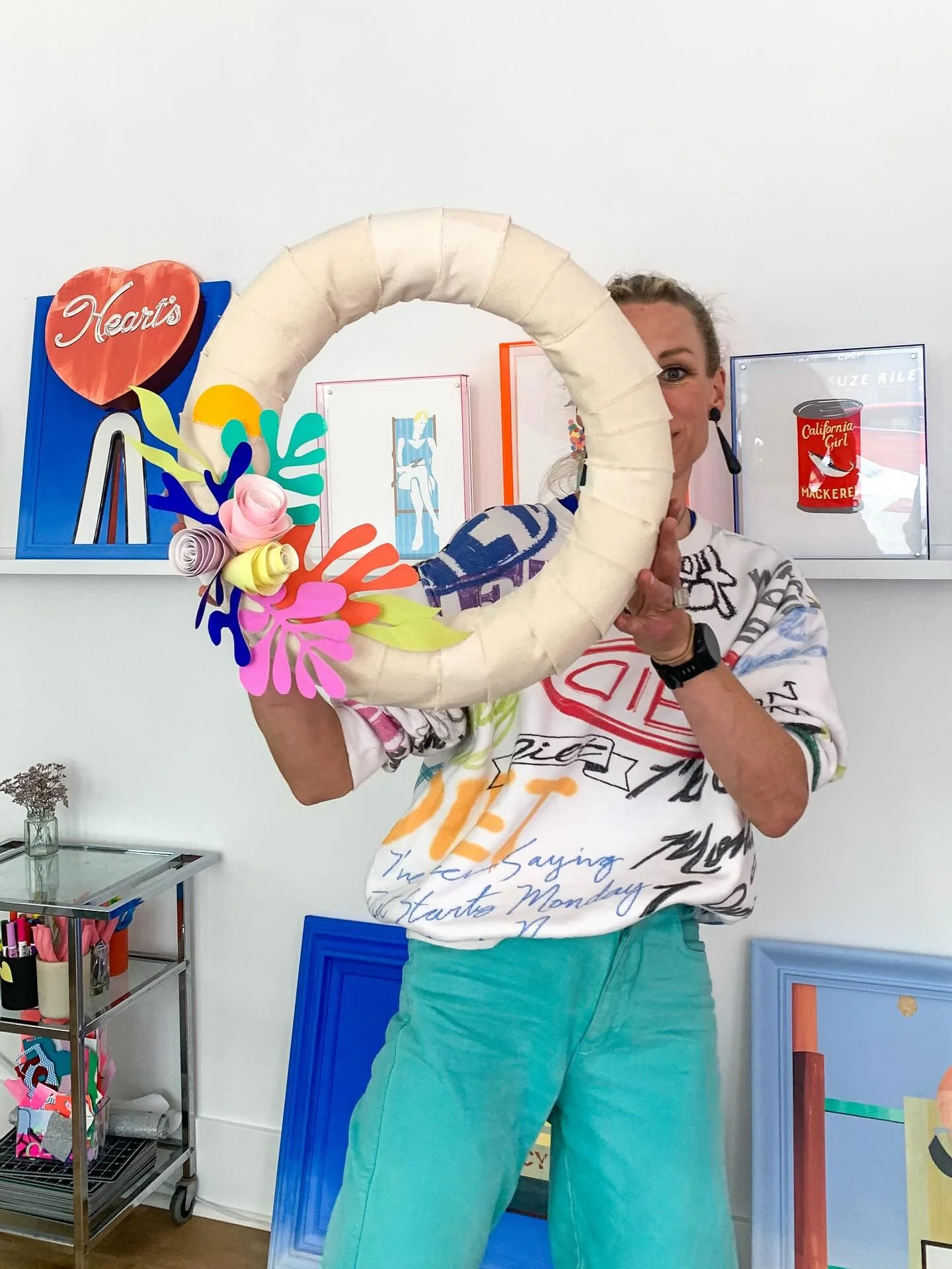 Hope you can join us for the next Creative Thursdays event at my studio on 26th March from 7-9pm!  Tickets are now live ~ link in bio.

We&rsquo;ll be creating Spring Wreaths with flowers and foliage inspired by Matisse cutouts, with a range of lush 