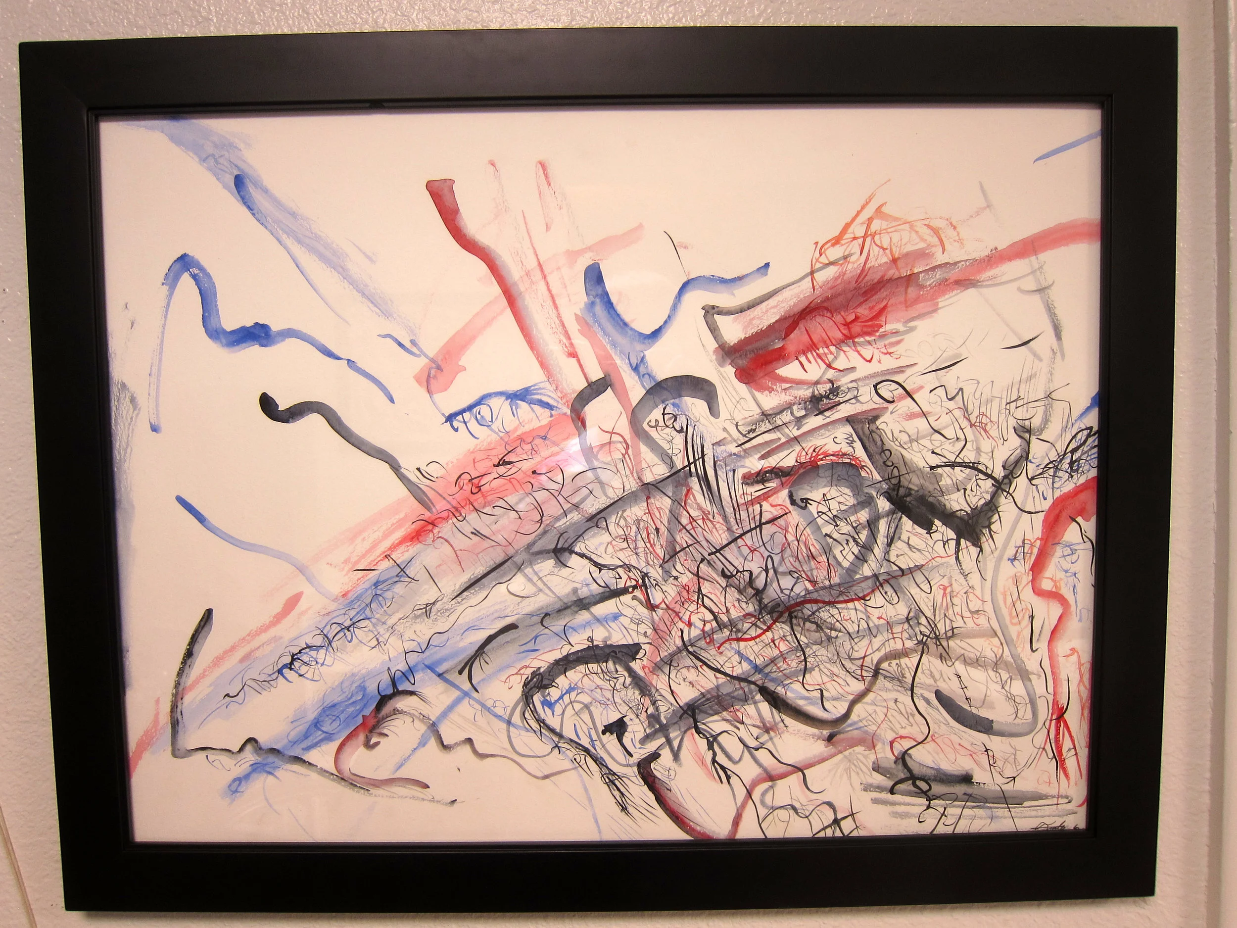 The Betrayers (Watercolor) 2016 27x21 Framed