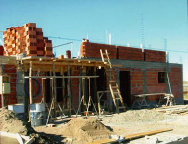  private house in Patagonia, Argentina;&nbsp;construction stage 