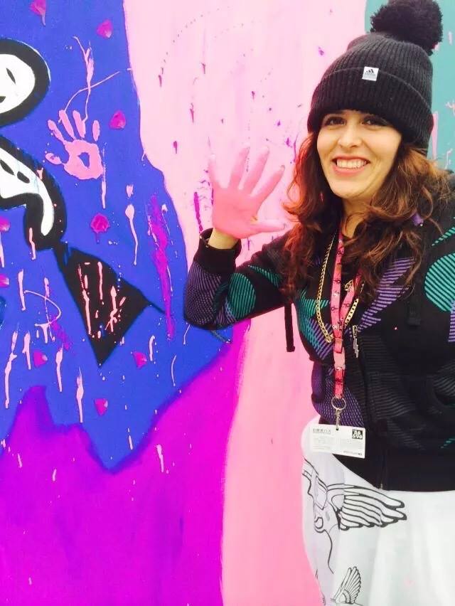 Live painting at Design Festa, Tokyo, Japan